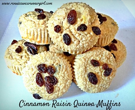 These Cinnamon Raisin Quinoa Muffins are grain free, dairy free, and the perfect winter sweet treat.